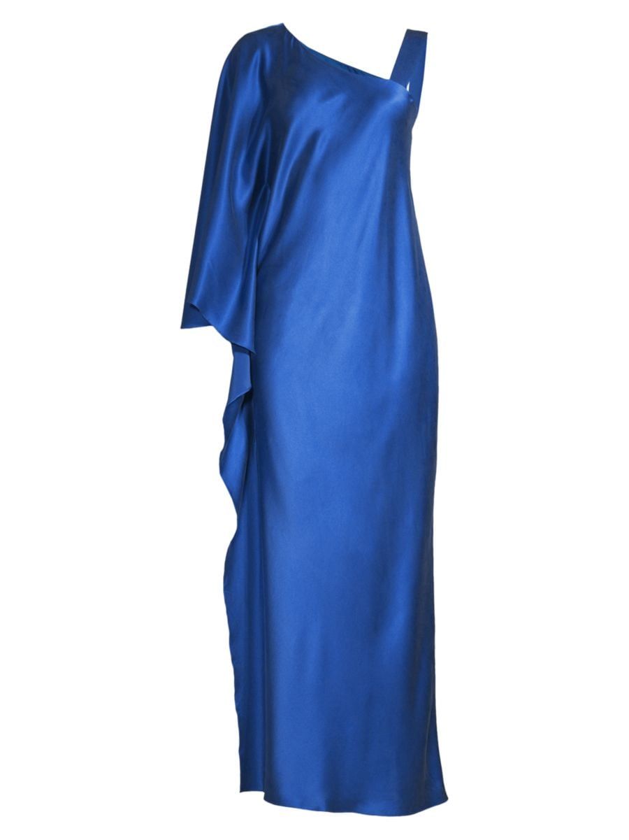 Grace Satin One-Shoulder Gown | Saks Fifth Avenue