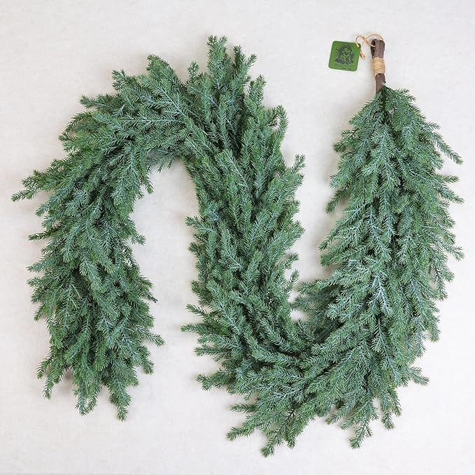 Norfolk Pine Garland – 6FT Artificial Christmas Garland, Greenery Garland for Winter Holiday De... | Amazon (US)