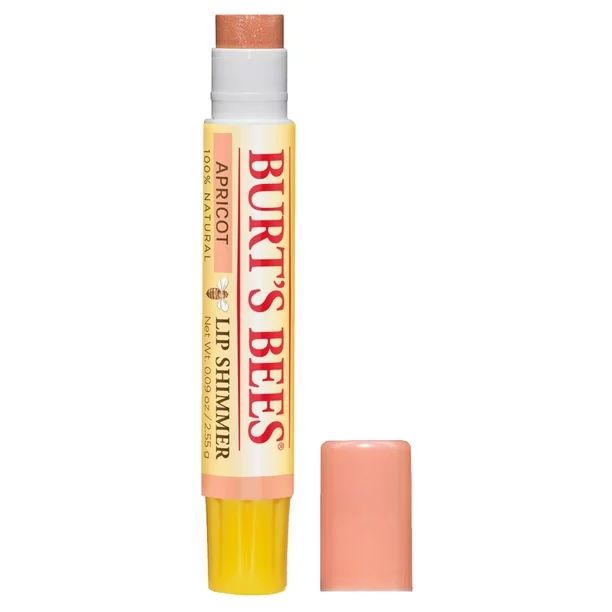 Burt's Bees 100% Natural Moisturizing Lip Shimmer, Apricot, 1 Count | Walmart (US)