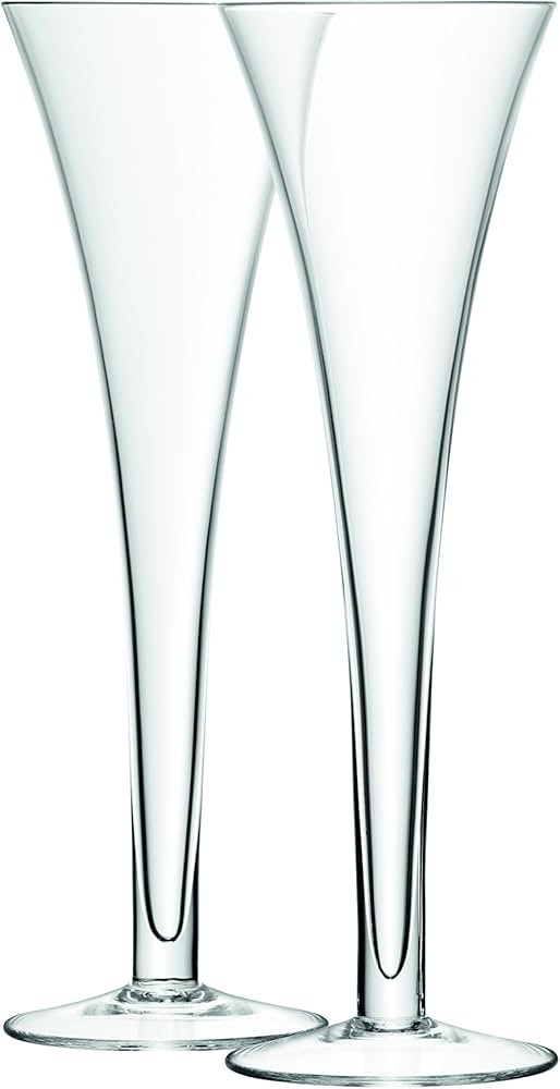 LSA International Bar Hollow Stem Flute 6.7 fl oz Clear x 2, 2 Count (Pack of 1) | Amazon (US)