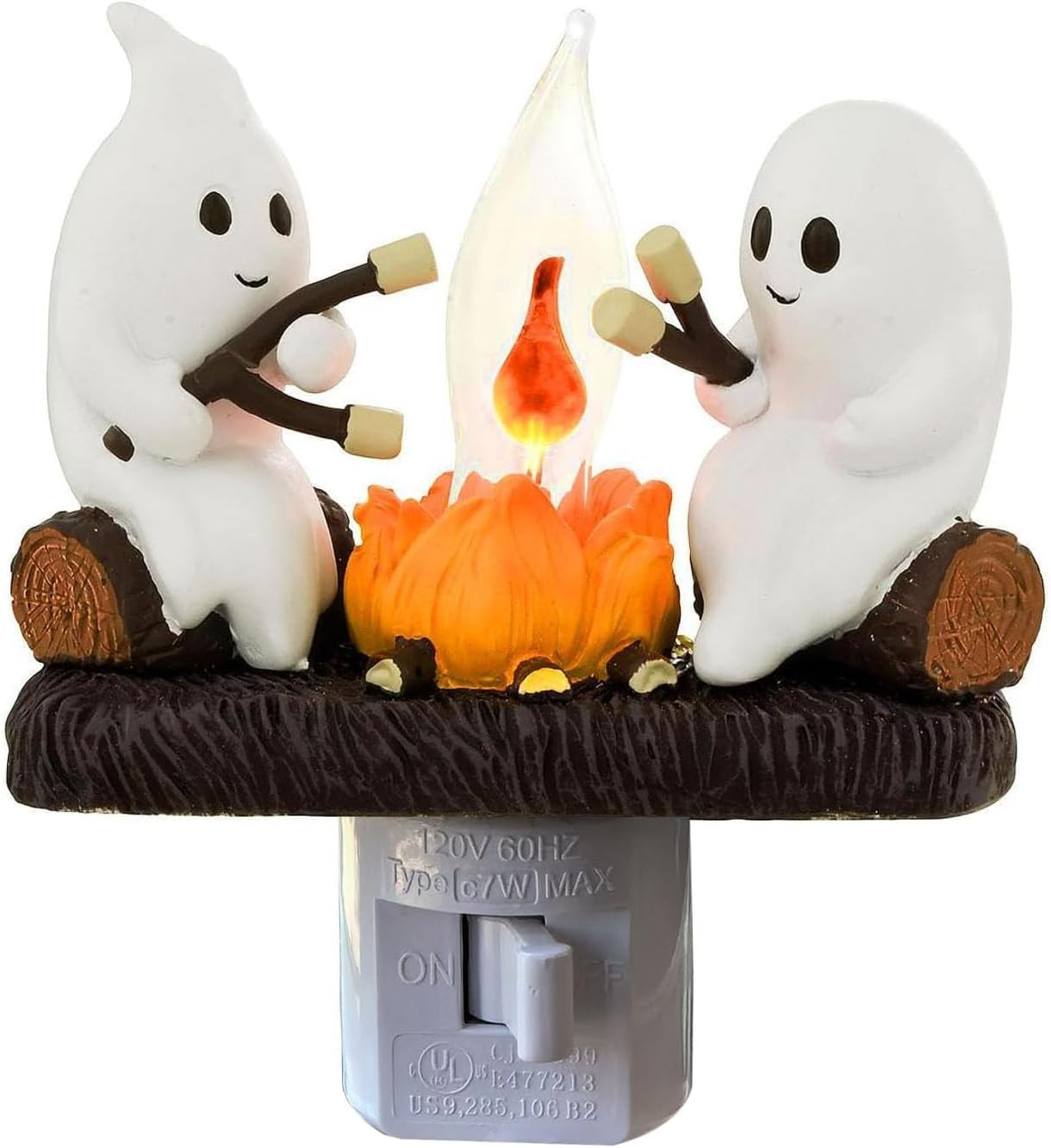 Ghost Campfire Nightlight, Ghost Campfire Flickering Nightlight, Campfire Flame Halloween Nightlight | Amazon (US)