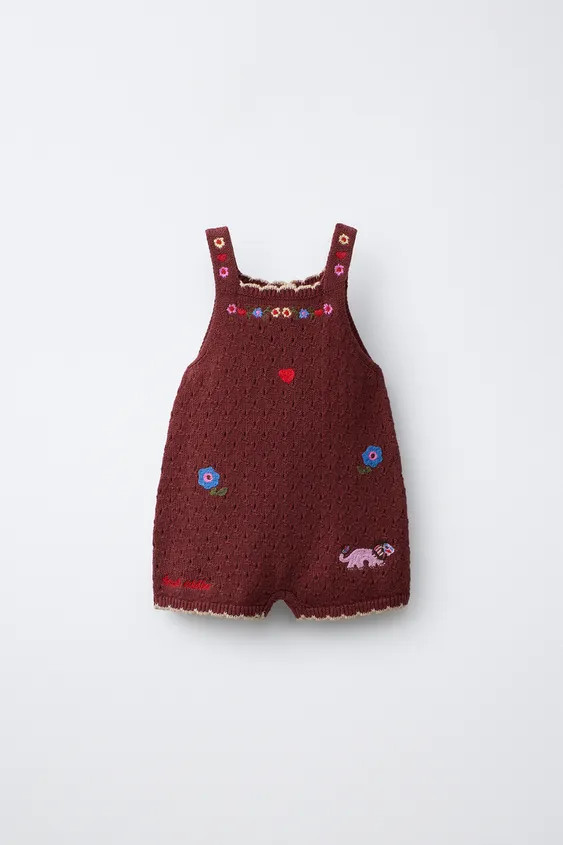 KNIT BANDANA EMBROIDERED SISSEL EDELBO X ZARA KIDS | Zara US