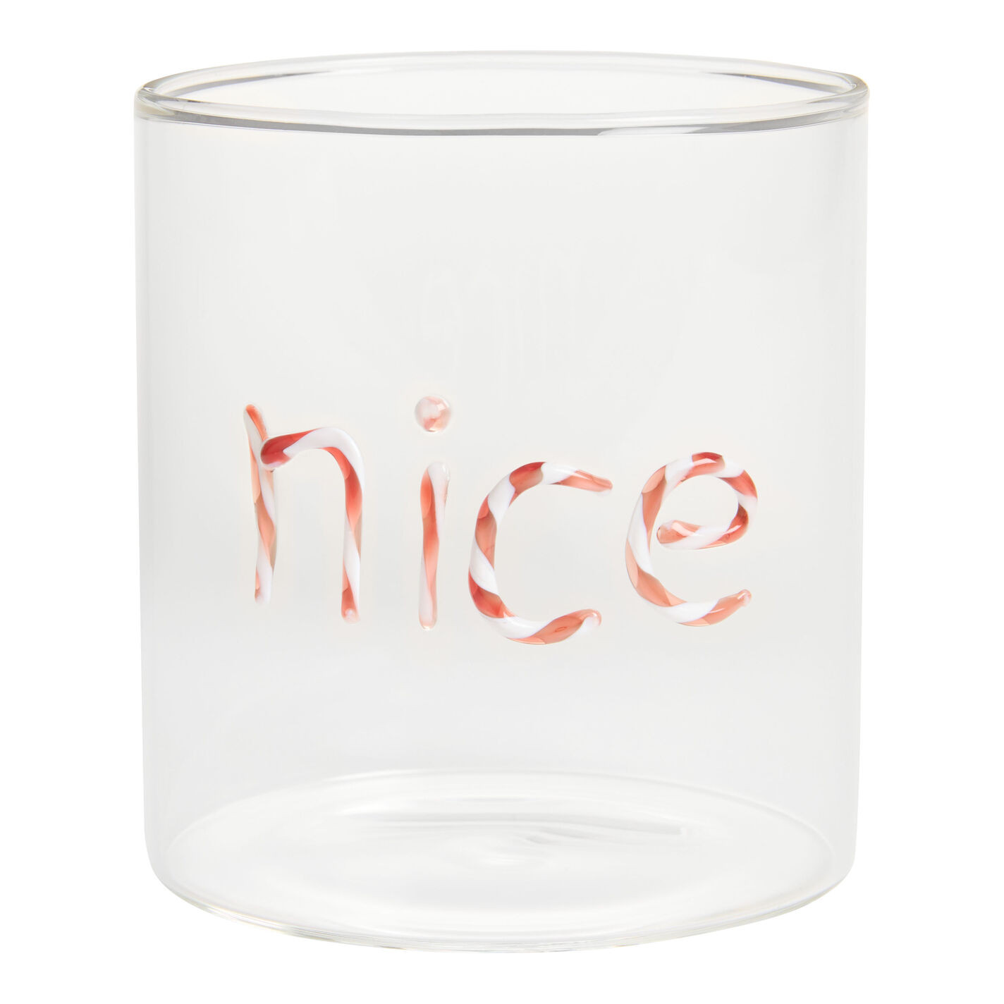 Script Holiday Double Old Fashioned Glass | World Market