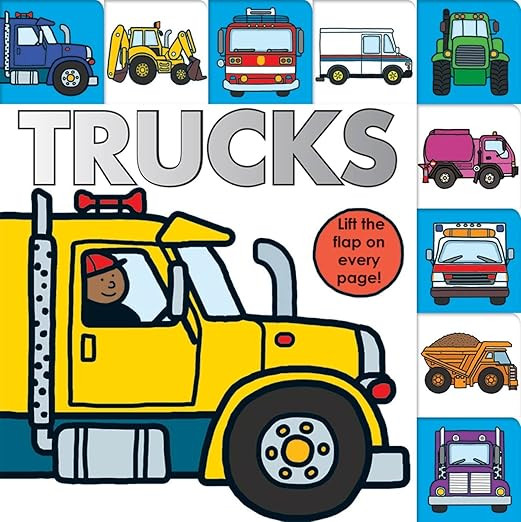 Lift-the-Flap Tab: Trucks: An interactive board book for little fans of trucks (Lift-the-Flap Tab... | Amazon (US)