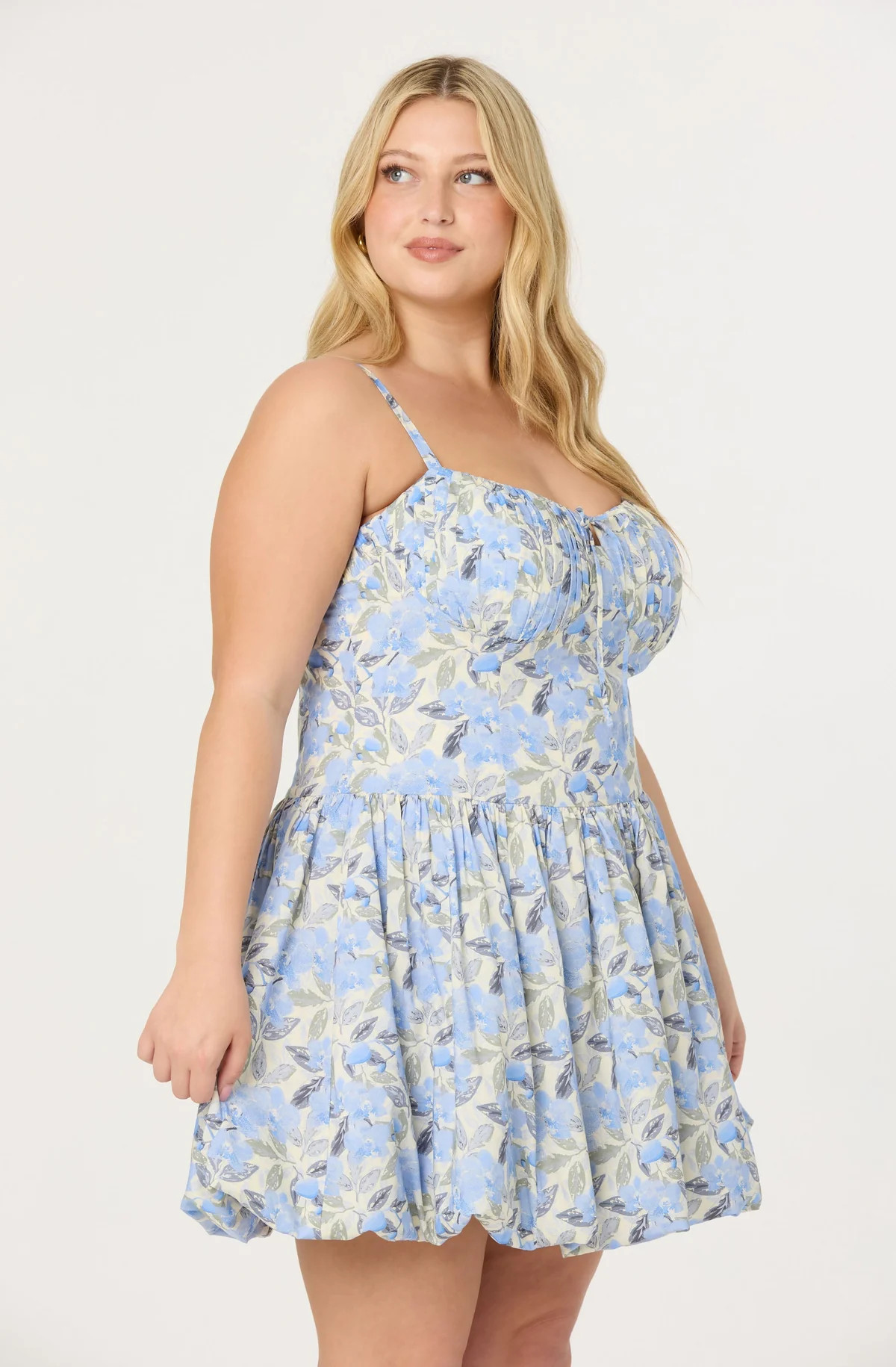 Larissa Floral Bubble Mini Dress | ASTR The Label (US)