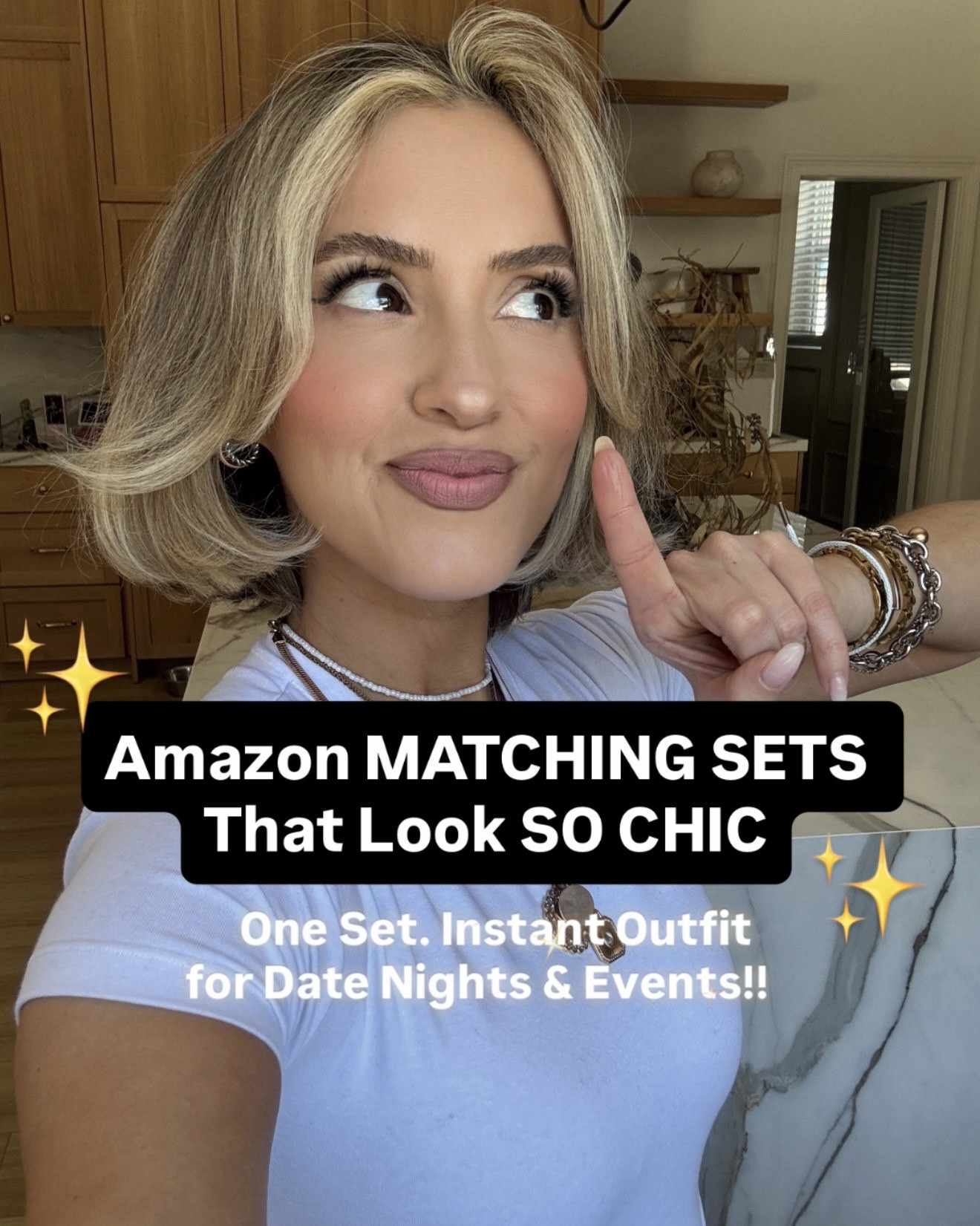 One set, instant outfit with these matching sets from Amazon! 😍 perfect for birthday dinners, anniversaries, brunch with the girls, or any special event! 

Wearing small in everything

#LTKgrwm #LTKootd #LTKU
