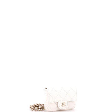 Classic Flap Chain Belt Bag Quilted Caviar Mini | Rebag
