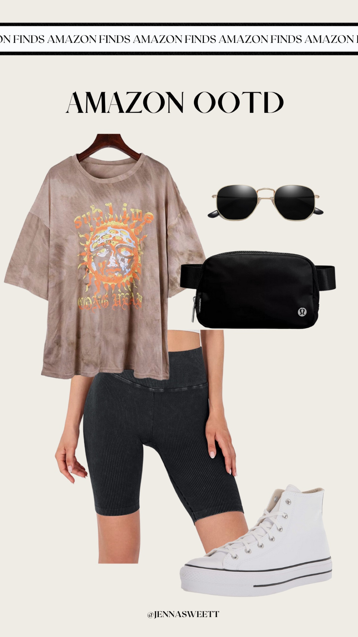 Mom ootd summer mom ootd summer mom outfits summer outfit casual outfits for summer oversized t outfit biker shorts outfit cool mom outfit Amazon outfit

#LTKunder50 #LTKfit #LTKstyletip