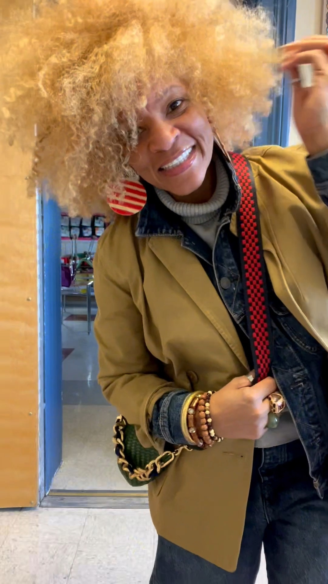 It’s Tuesday & Winter is Back! ❄️ Just when you thought it was time to strip away the layers, it’s time to layer up again! You can never go wrong with a timeless denim jacket for that chic denim-on-denim look. Effortlessly blending casual comfort with a modern twist—total win! 

P.S. Stay safe out there; this wind nearly blew me away! 💨 

Khaki jacket: @Madewell 
Denim jacket: @americaneagle
Turtleneck:  @Zara 
Jeans: @freepeople
Sneakers: @freepeople
Bag: @shopclarev
Earware: @nappyrutz (use code STORY) 
Rings: @hellobaabs (use code STORY20)

#LTKSaleAlert #LTKWorkwear #LTKootd