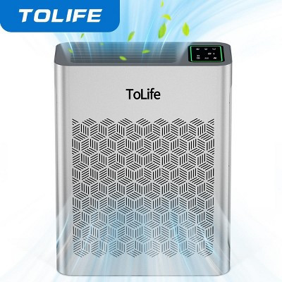 Tolife Air Purifiers for Home Large Room up to 1095 Ft², HEPA Air Purifier for Bedroom,Air Cleaner for Pets Hair Dust Smoke Odor Silver | Target