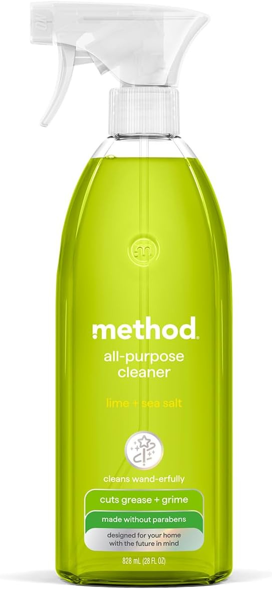 Method All-Purpose Cleaner Spray, Lime + Sea Salt - Cuts Grease & Grime on Counters, Glass, Seale... | Amazon (US)