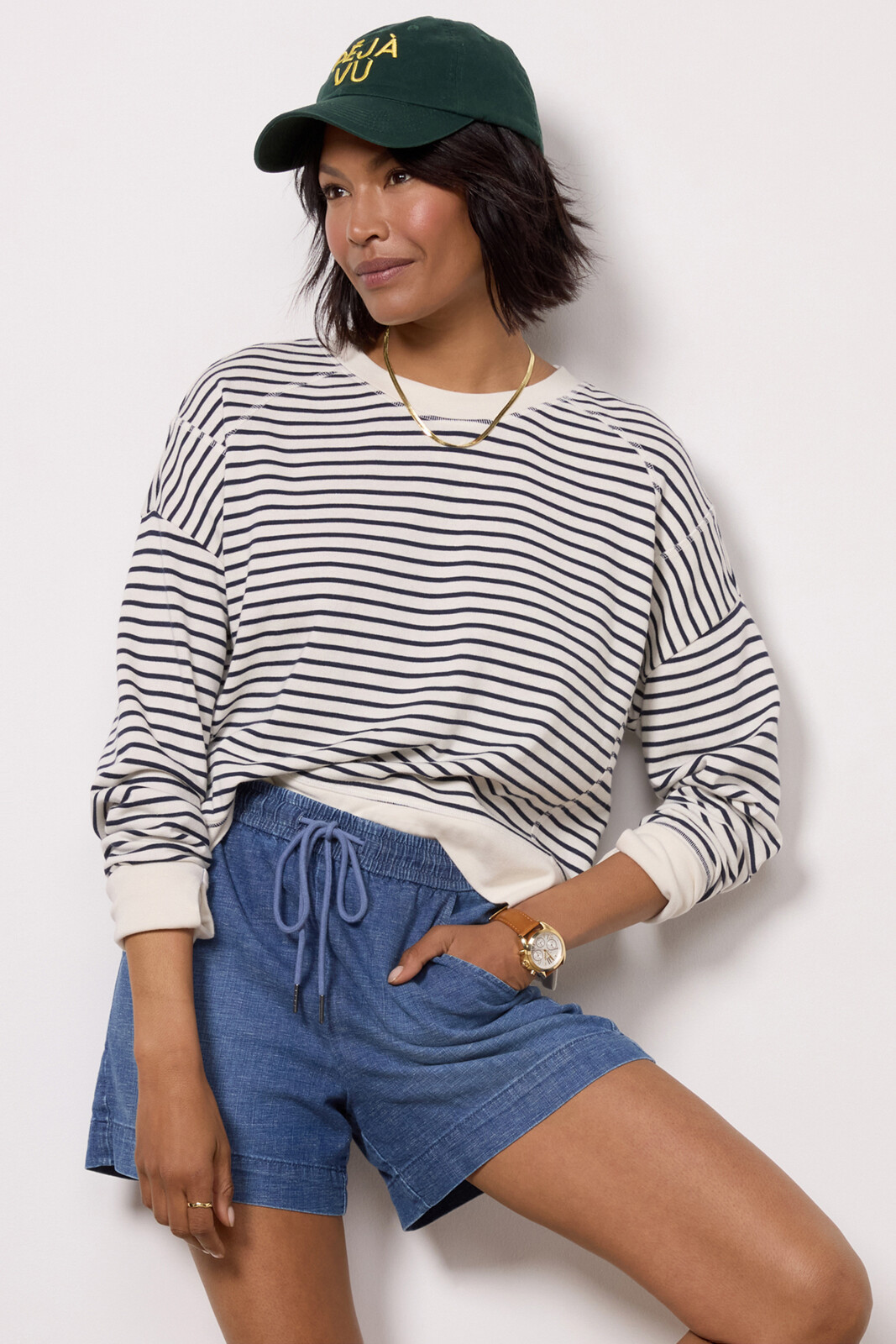 After Class Crop Sweatshirt | Evereve