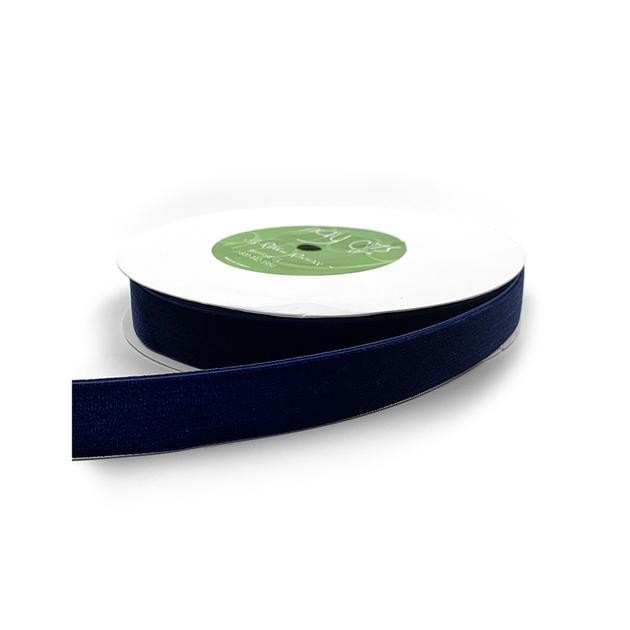 Classic Christmas Velvet Ribbon - Navy Blue | Cailini Coastal