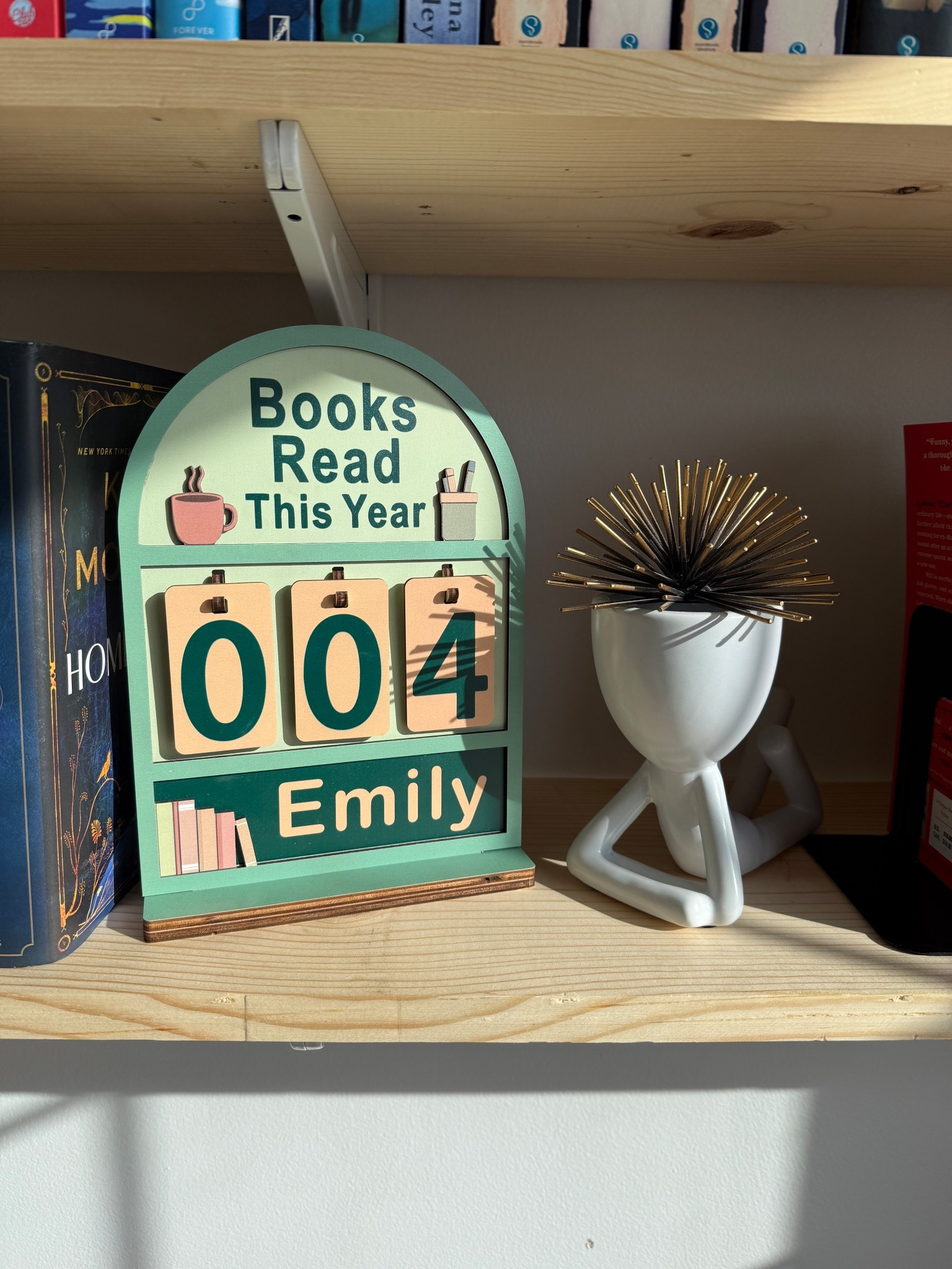 Love this book tracker! My hubby got it for me as a gift, so I linked similar items!

#LTKHome #LTKSeasonal #LTKstorytime