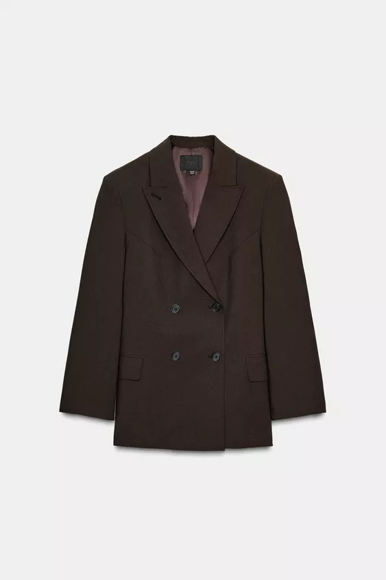 OVERSIZED DOUBLE BREASTED BLAZER | Zara US