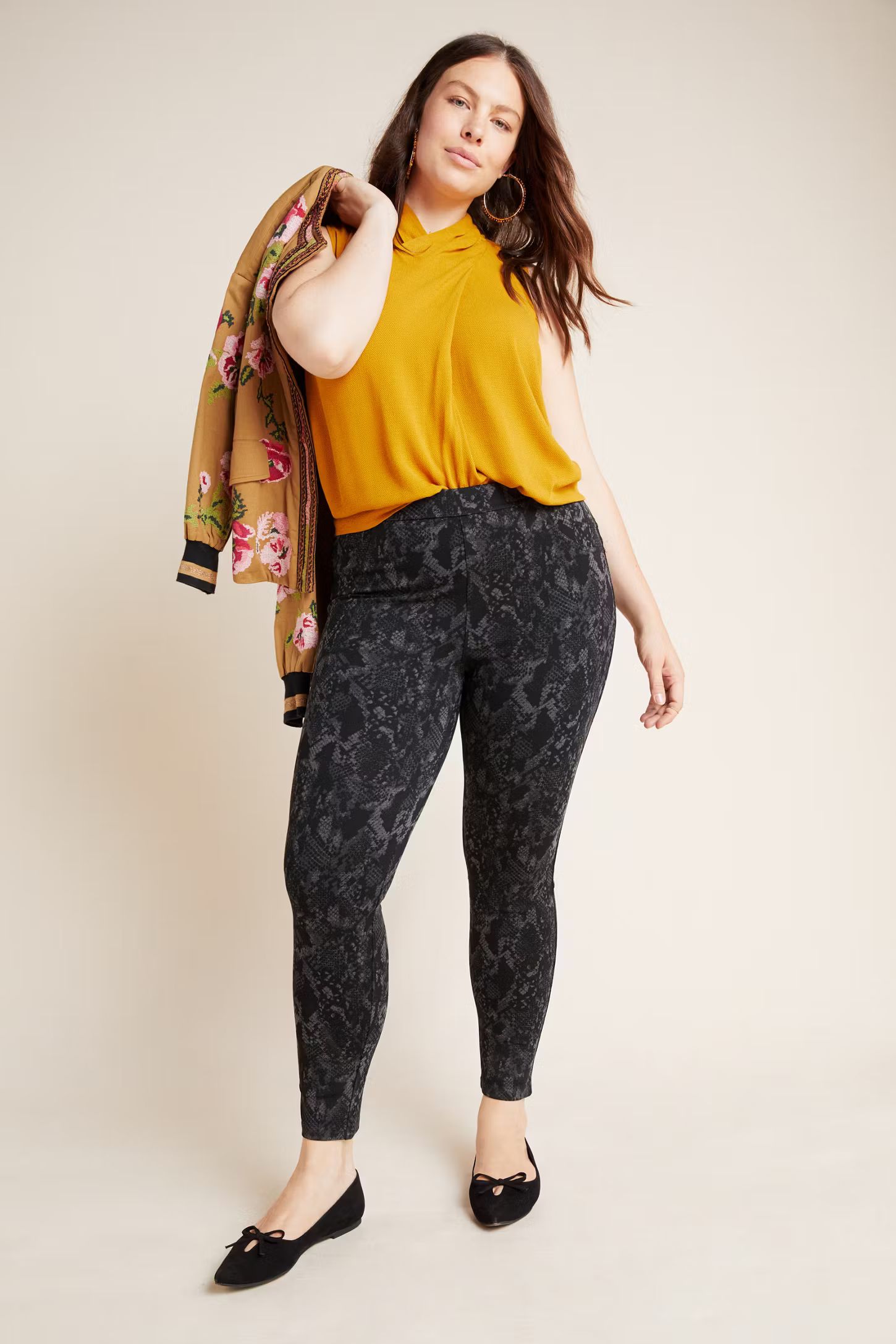 Sanctuary Snake-Printed Leggings | Anthropologie (US)