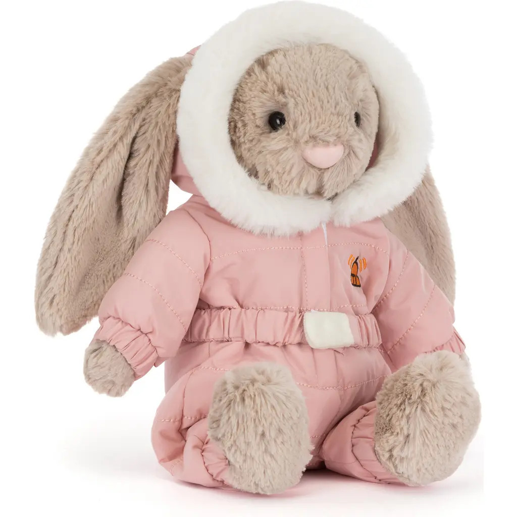 Jellycat Bashful Bunny Stuffed Animal in Ski Suit in Multi at Nordstrom | Nordstrom