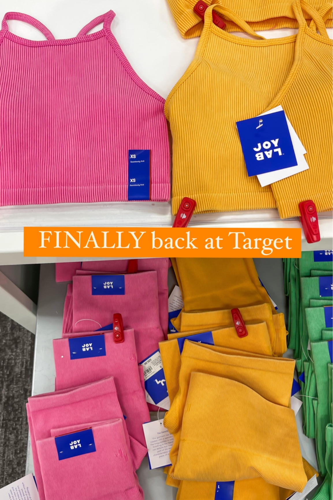 Joylab target ribbed athletic tank top & ribbed biker shorts are back. Target finds. Target spring outfit 

#LTKunder100 #LTKunder50 #LTKfit