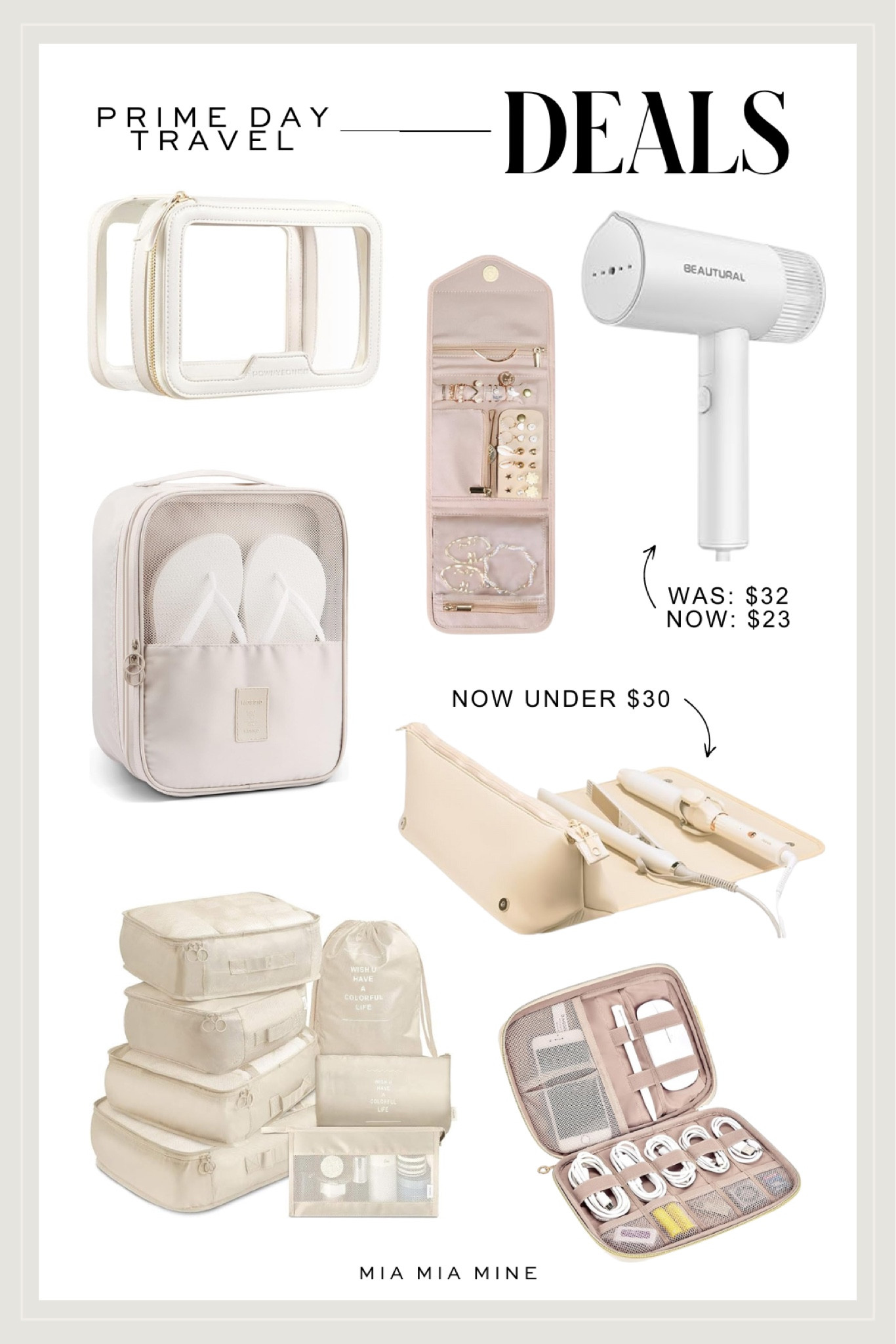 Amazon prime day travel deals - save on makeup cases, travel steamer, travel cubes, jewelry organizers and more 

#LTKxPrimeDay #LTKFindsUnder50 #LTKTravel