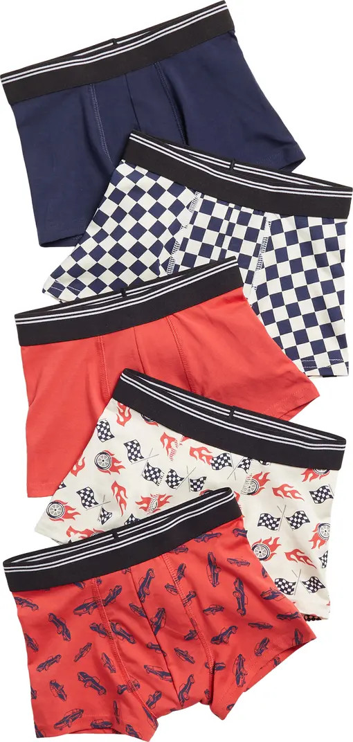 Nordstrom Kids' Assorted 5-Pack Boxer Briefs | Nordstrom | Nordstrom