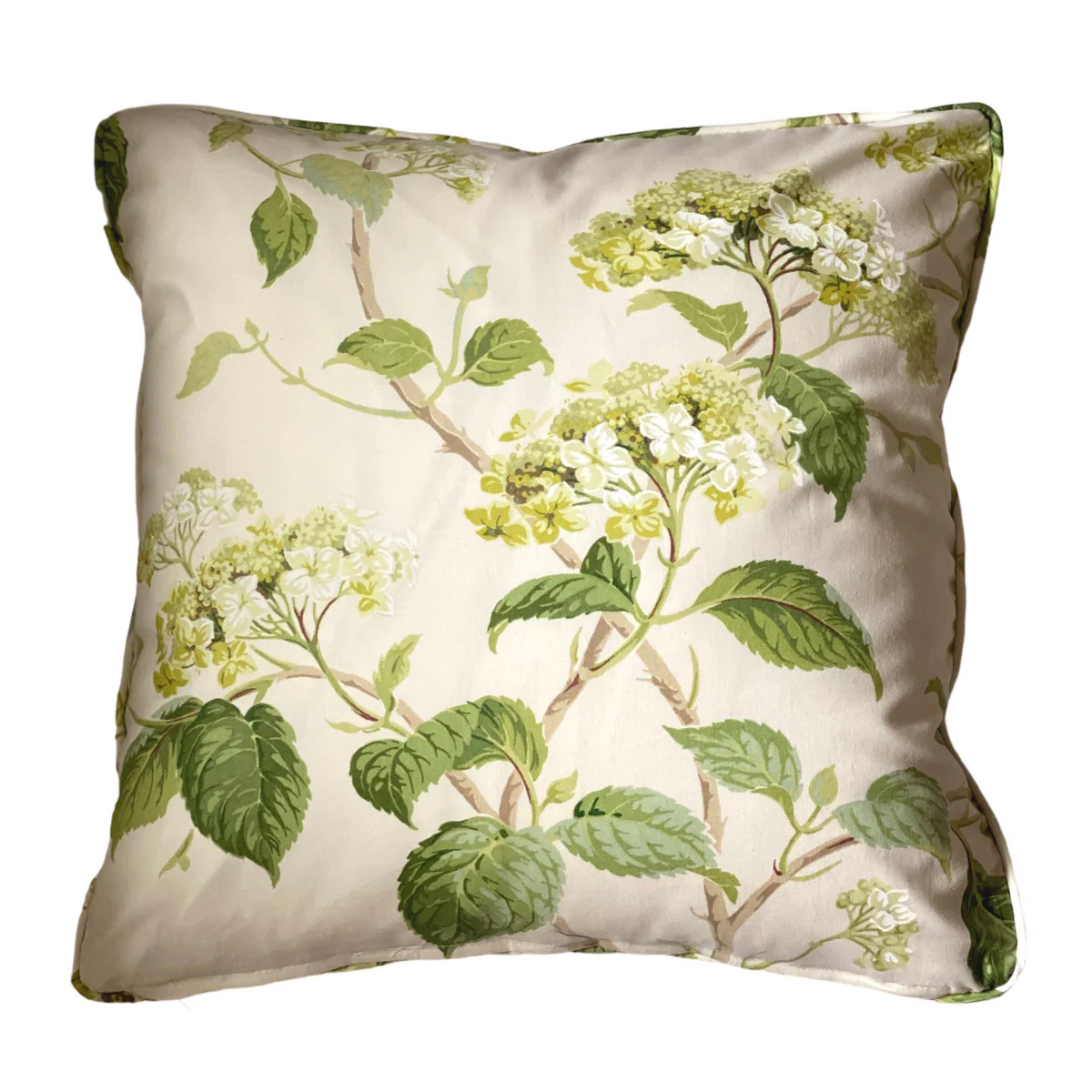 Colefax & Fowler Summerby Chintz Leaf Green Pillow | Mintwood Home