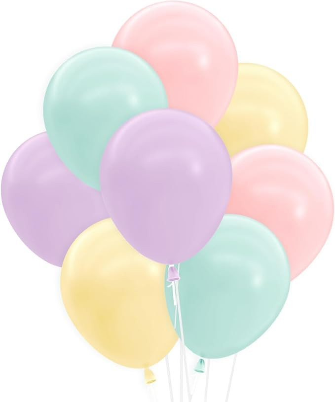 xo, Fetti Pastel Birthday Balloon Set - 24 pk, 12" | Bachelorette Party Decorations, Garden Brida... | Amazon (US)