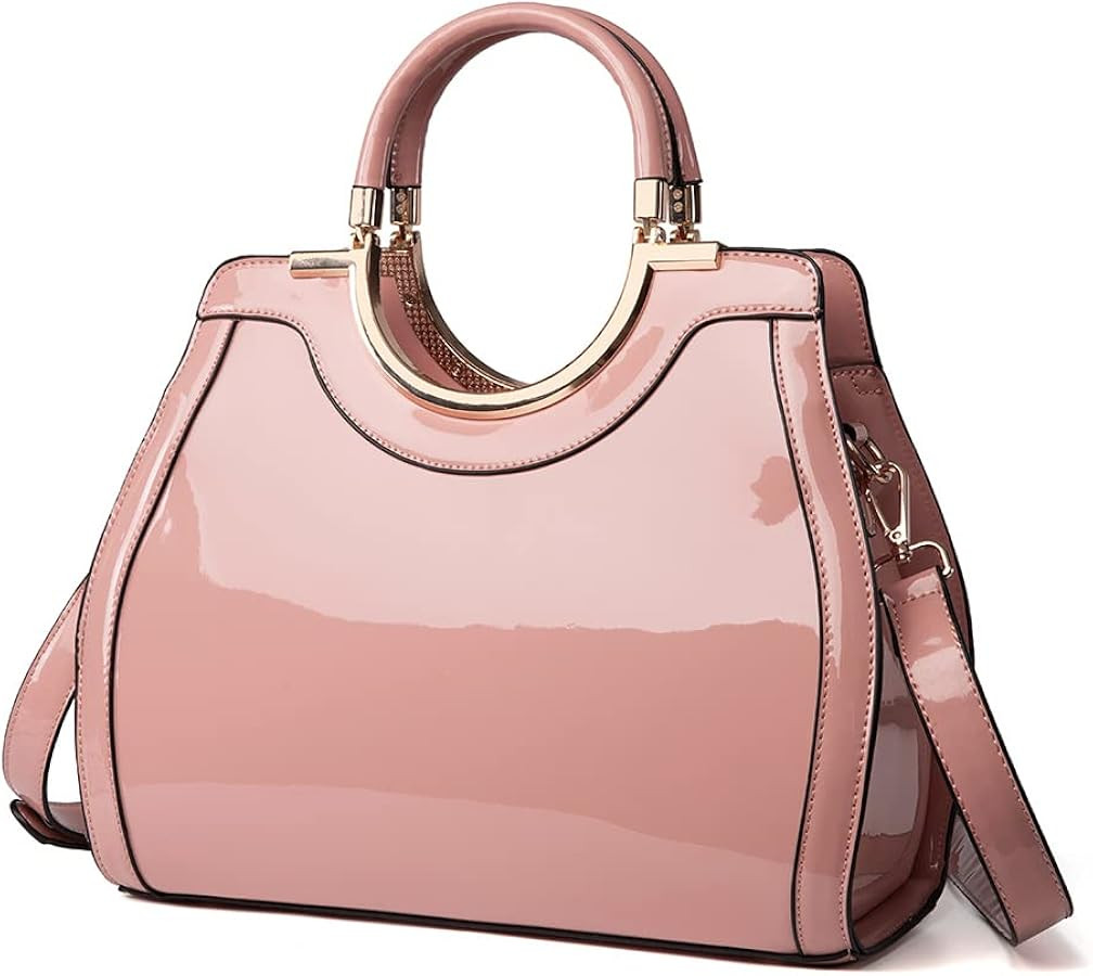 LJOSEIND Women’s Handbags Designer Purses Satchel Totes Structured Shoulder Bags | Amazon (US)