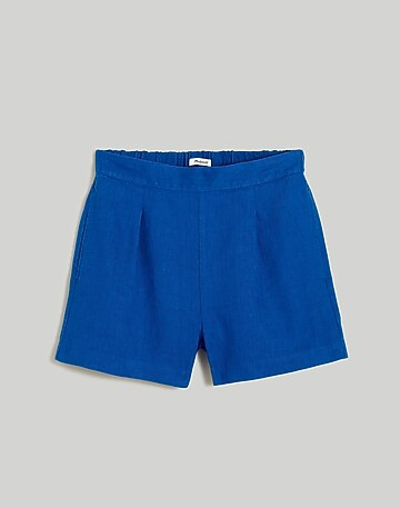 Clean Pull-On Shorts in 100% Linen | Madewell