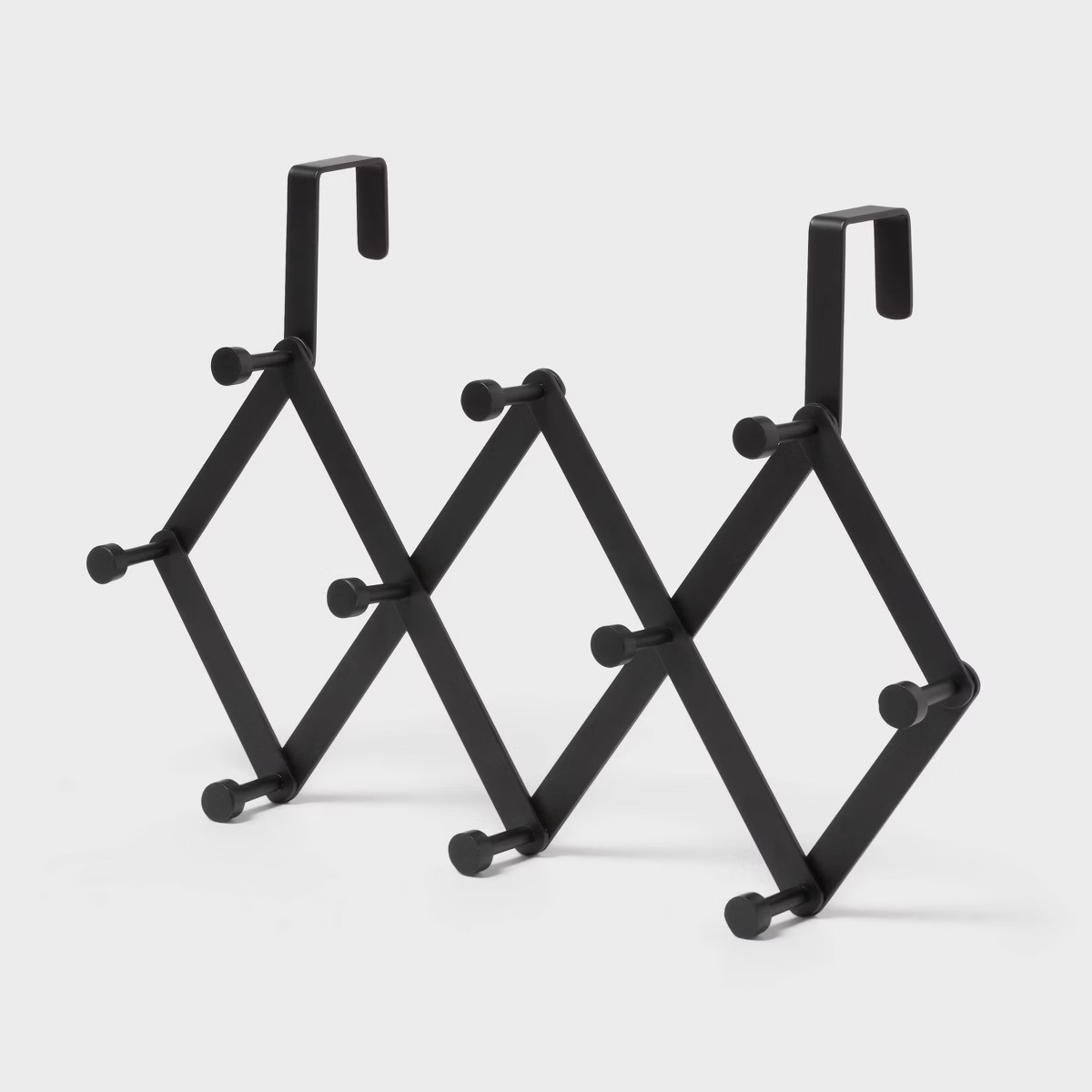 Over The Door Accordion Multiple Hook Black - Brightroom™ | Target