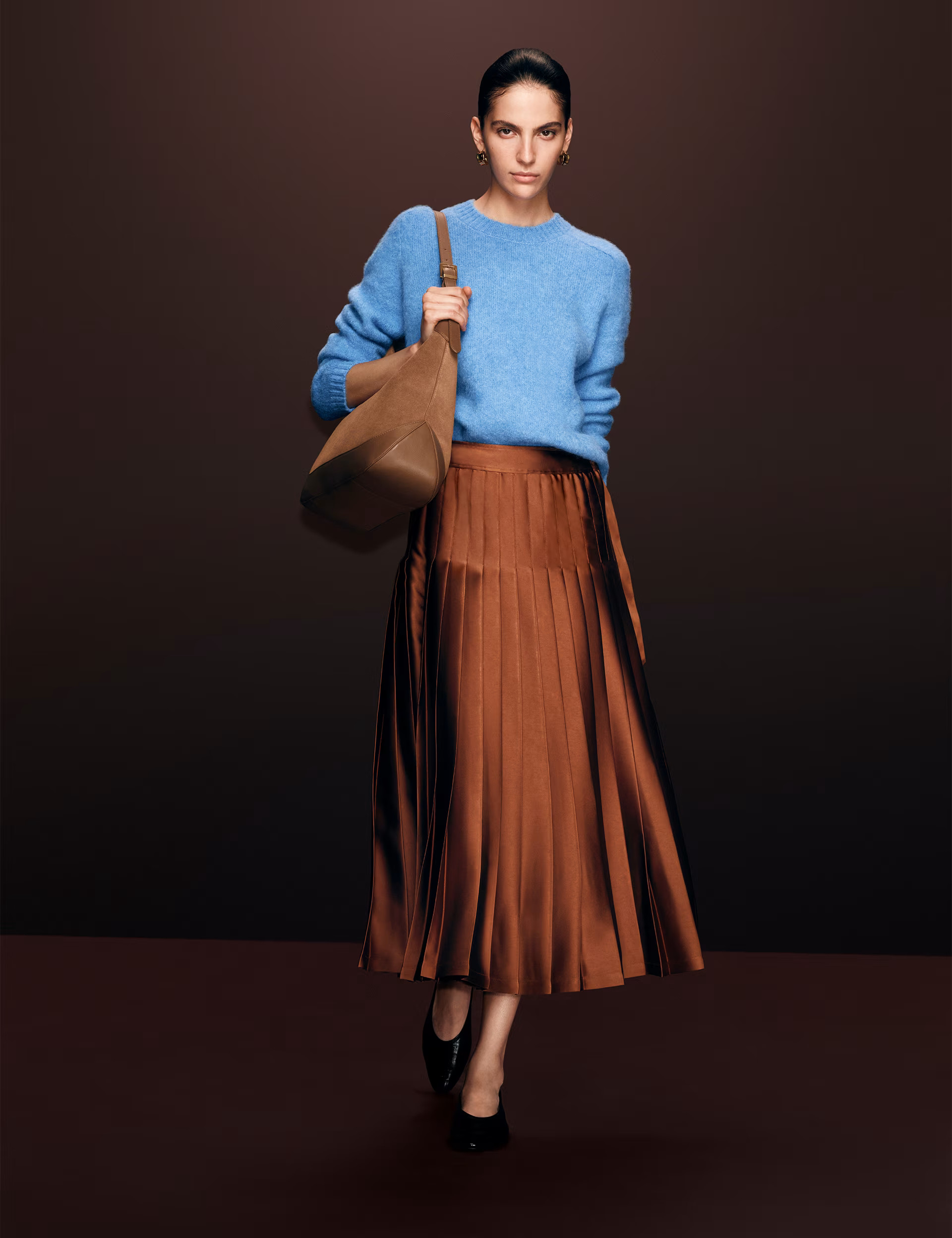 Satin Pleated Midaxi Wrap Skirt | Marks & Spencer (UK)