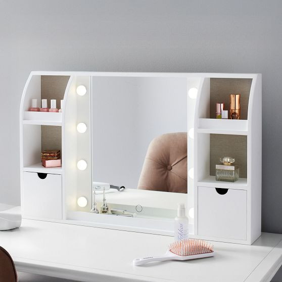 Marquee Makeup Vanity (32"x20") | Pottery Barn Teen