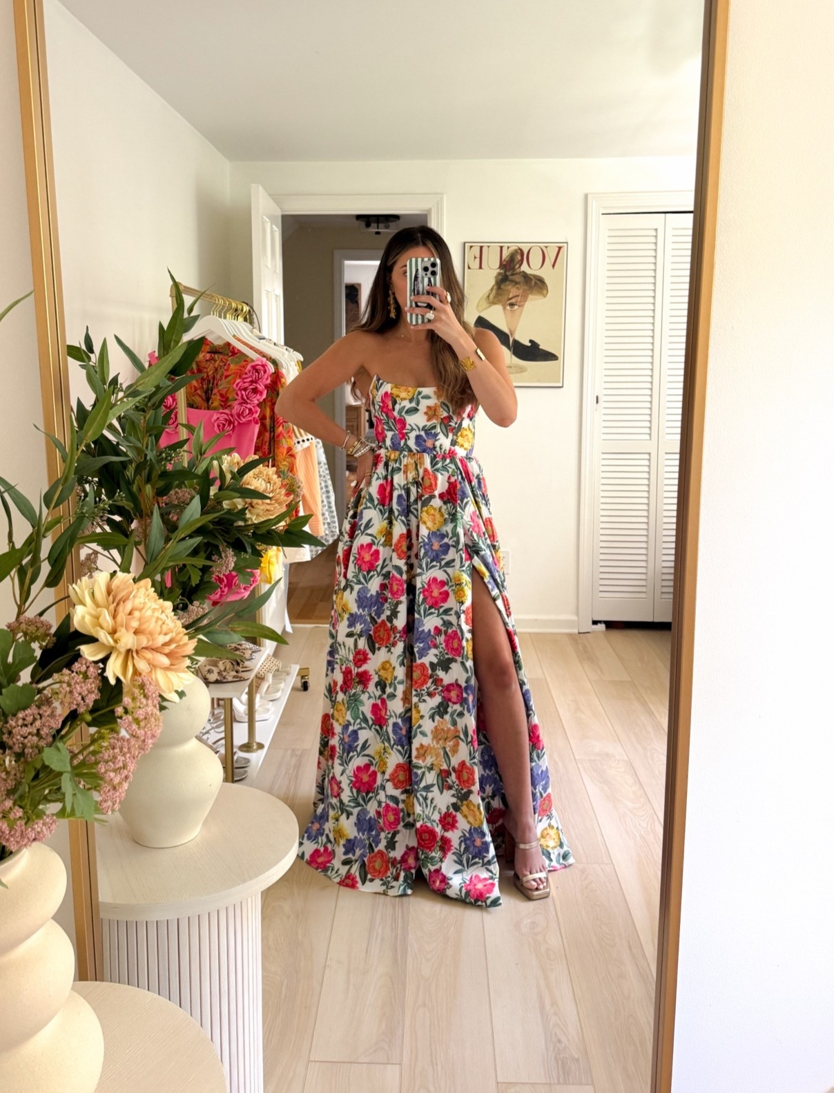 The perfect flowy statement unique dress to wear to a wedding or special occasion this summer. 

Floral dress | black tie gown | corset dress | wedding guest dress

#LTKgrwm #LTKootd #LTKWedding