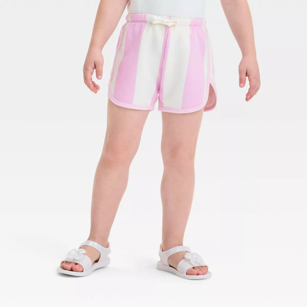 Grayson Mini Toddler Girls' Striped Shorts - Pink | Target