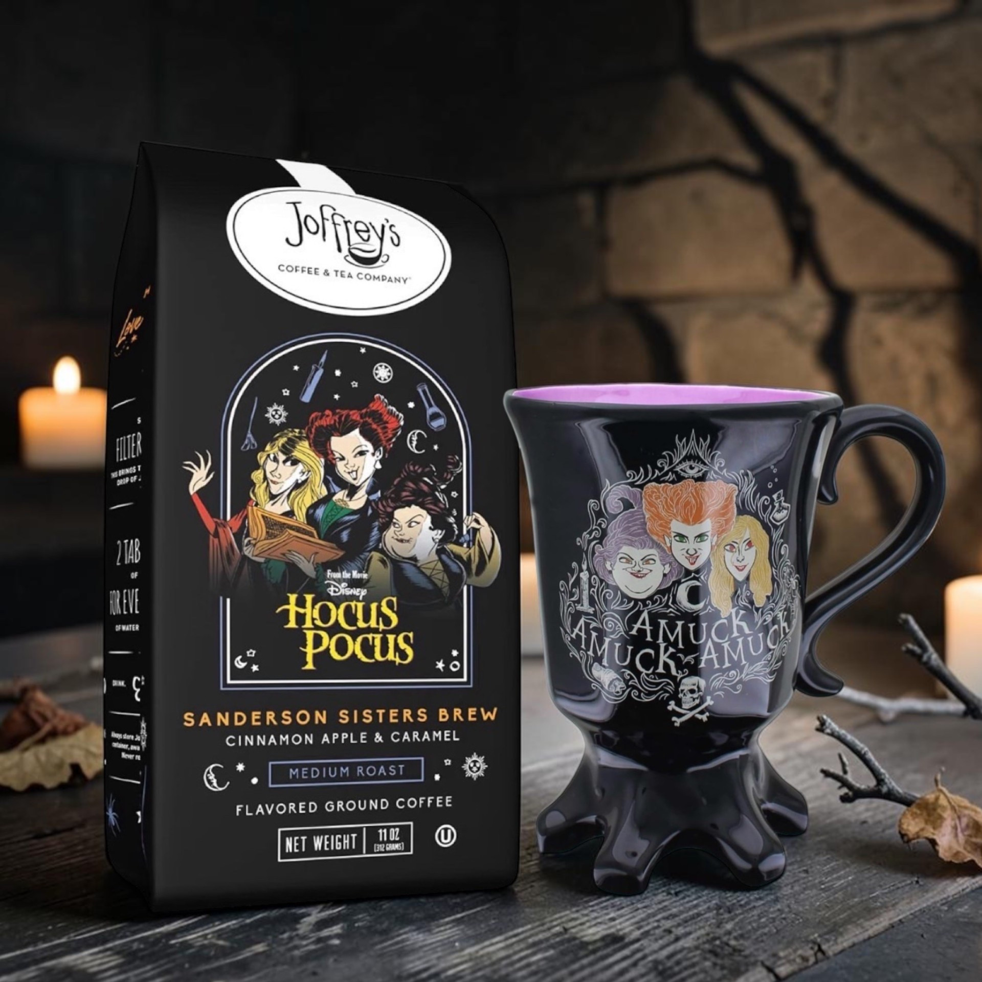 🧙‍♀️ Hocus Pocus Coffee & Mug for the Ultimate Cozy Halloween Morning ☕🎃

If you’re already counting down to spooky season, you need these! 🖤✨ The Joffrey’s Hocus Pocus Sanderson Sisters Brew is a delicious medium roast with cozy notes of cinnamon, apple, and caramel—perfect for crisp fall mornings. 🍎☕ Pair it with the adorable “Amuck, Amuck, Amuck” Sanderson Sisters mug for the cutest Halloween coffee setup! 🕯️🧹

Whether you’re decorating for Halloween, hosting a movie night, or curling up to watch Hocus Pocus, this duo brings all the cozy fall vibes. These would also make such a fun gift for any Disney or Halloween lover! 👻🍂

Halloween coffee, Hocus Pocus decor, Disney Halloween, spooky season favorites, fall coffee essentials, cozy autumn finds, Halloween mug, Disney fan gifts, cinnamon apple coffee, Halloween kitchen decor.

#LTKfoodie #LTKHome #LTKSeasonal