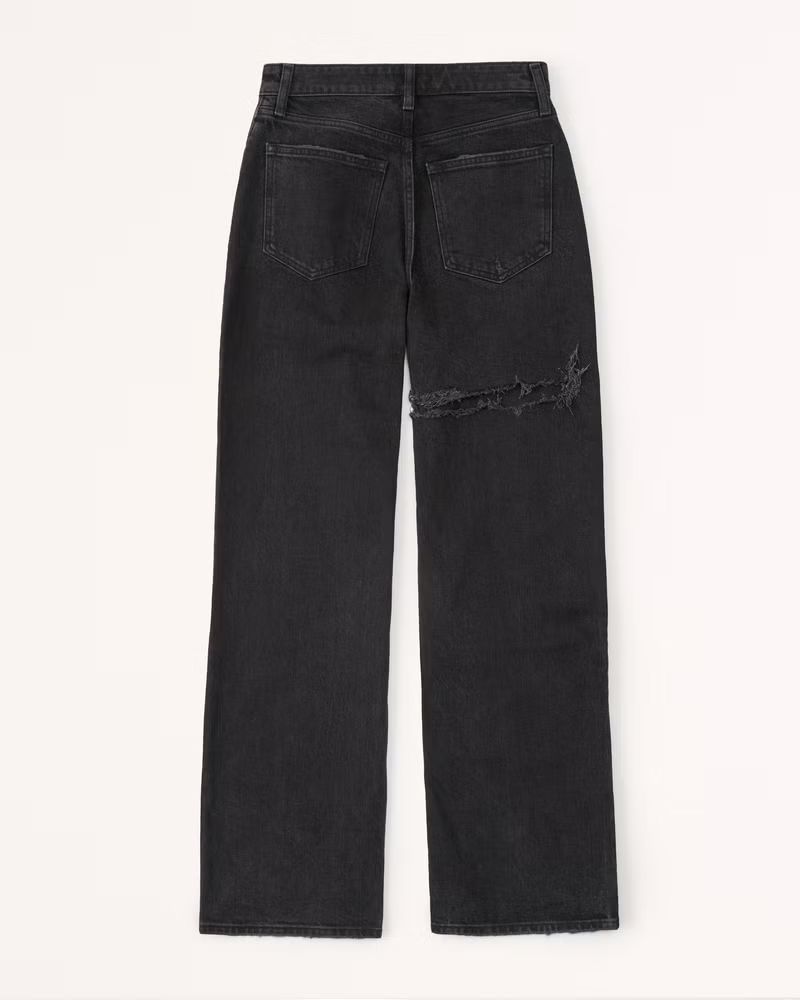 Women's Curve Love High Rise 90s Relaxed Jean | Women's Bottoms | Abercrombie.com | Abercrombie & Fitch (US)