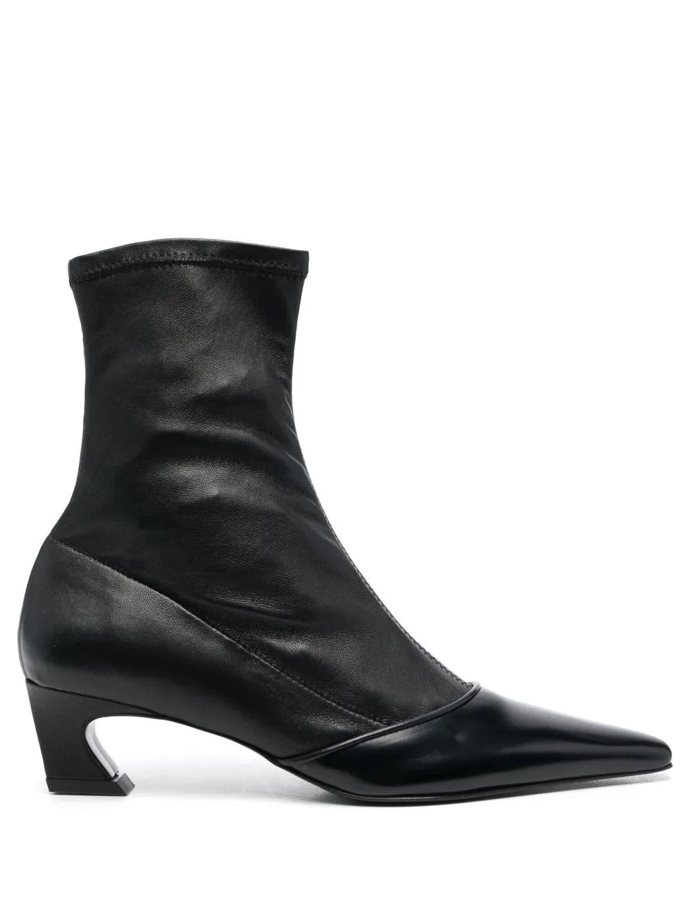 Acne Studios Leather Ankle Boots  | Black | FARFETCH | Farfetch Global