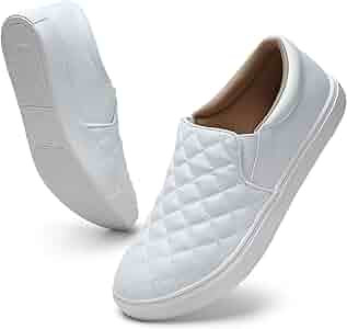 Loafers for Women Memory Foam Slip On Sneakers Comfort Fall Shoes | Amazon (US)