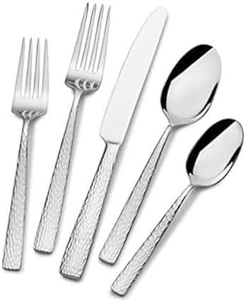Mikasa, Oliver Gleam Flatware Service for 12, 65 Piece Set, 18/10 Stainless Steel, Silverware Set... | Amazon (US)