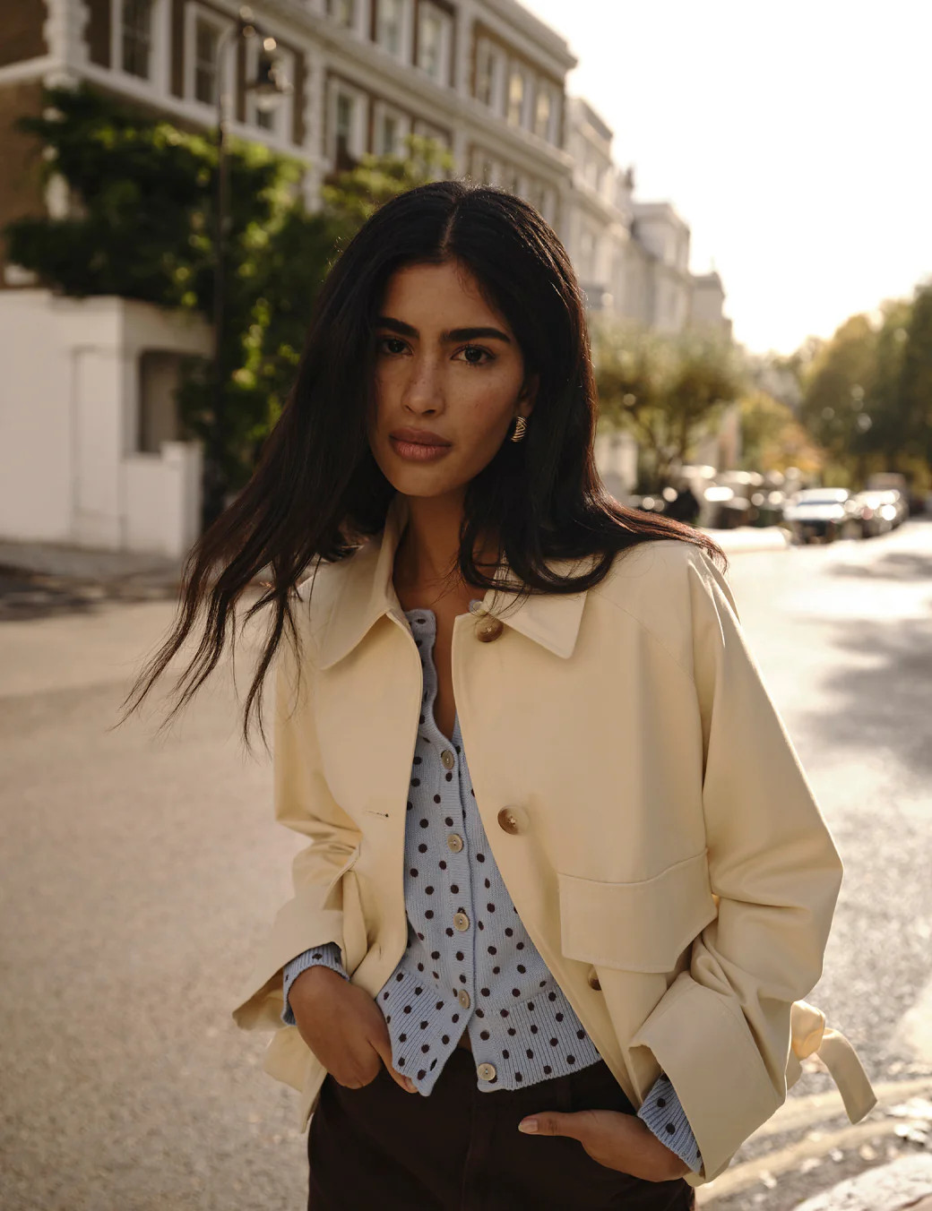 Butter Yellow Bow Detail Jacket | Nobody's Child