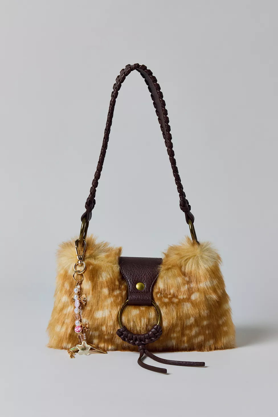 Silence + Noise Yasmin Faux Fur Shoulder Bag | Urban Outfitters (US and RoW)