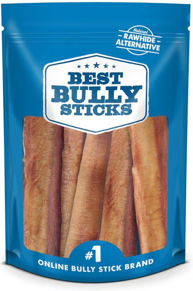 BEST BULLY STICKS 6-in Thick Bully Sticks Dog Treats, 5 count - Chewy.com | Chewy.com