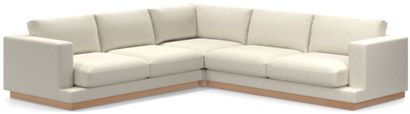 Tidal 3-Piece L-Shaped Sectional Sofa | Crate & Barrel | Crate & Barrel