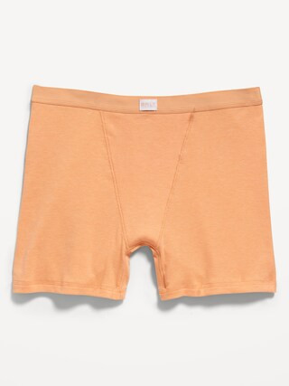 High-Waisted Rib-Knit Boyshort Boxer Briefs for Women -- 3-inch inseam | Old Navy (US)