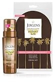 Jergens Natural Glow Instant Sun Body Mousse, Light Bronze Tan, 6 Ounce Sunless Tanning with Natural | Amazon (US)