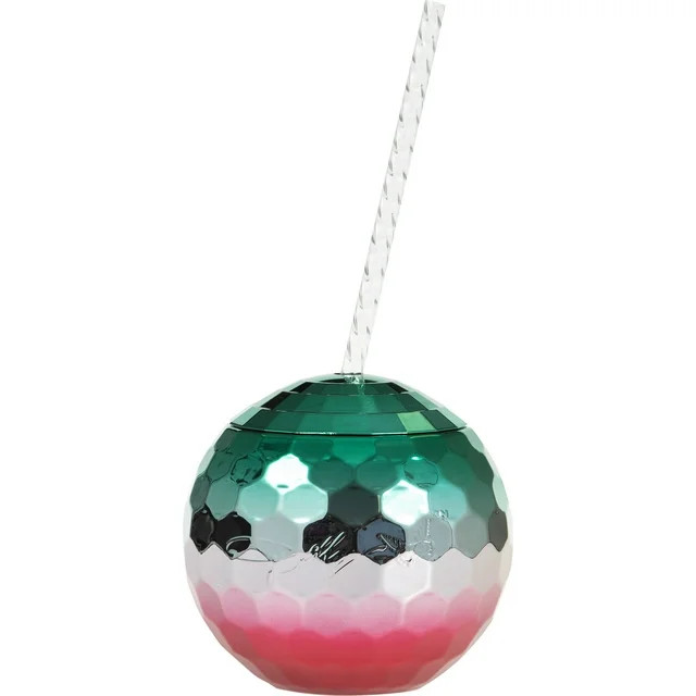 Dolly Parton Disco Ball Shaped Christmas Plastic Cup | Walmart (US)