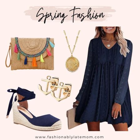 Spring fashion!
Fashionablylatemom 
Dress 
Purse 
Heels 

#LTKshoecrush #LTKstyletip