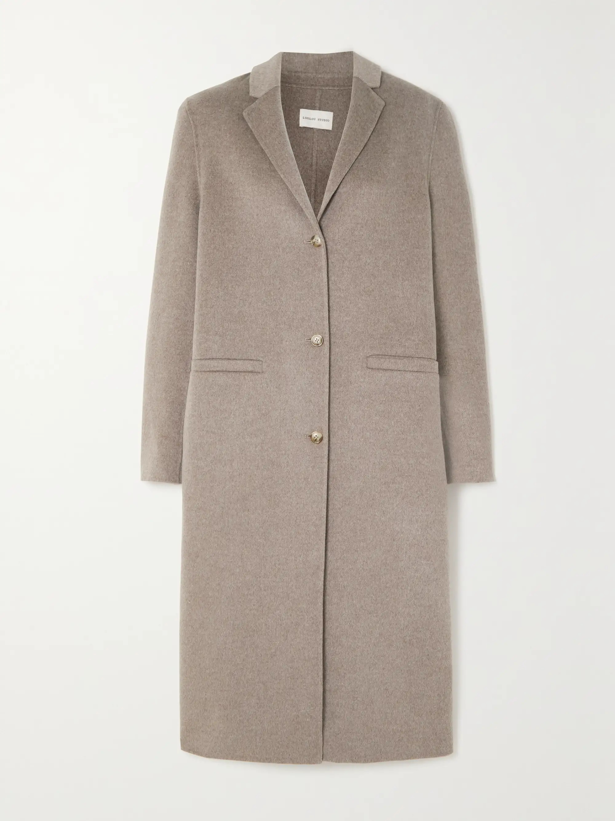 + NET SUSTAIN wool and cashmere-blend coat | NET-A-PORTER (US)