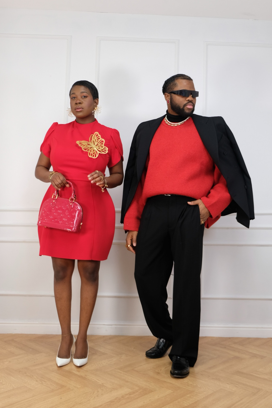 Christmas red and black outfit 

#LTKstyletip #LTKuk #LTKeurope