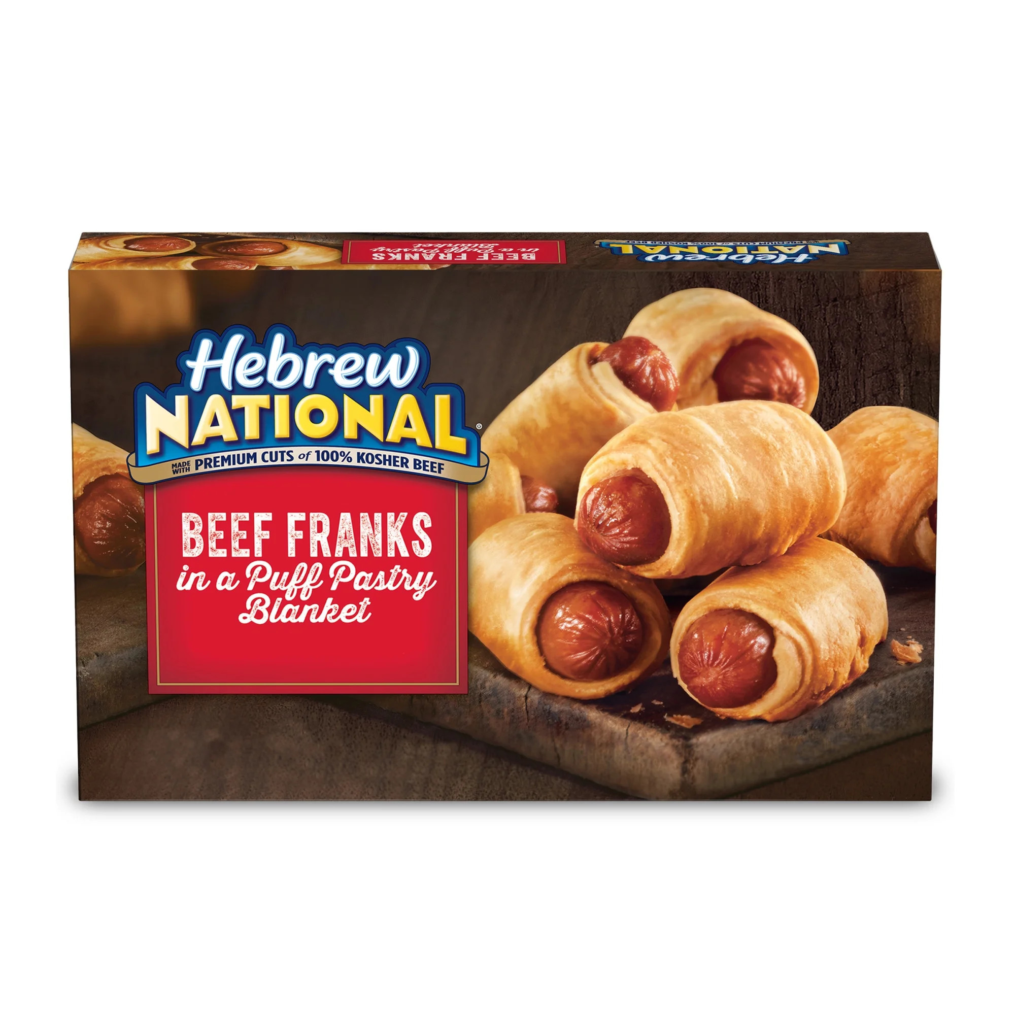 Hebrew National Beef Franks in a Puff Pastry Blanket, 18.4 oz, 32 Count Pack (Frozen) | Walmart (US)