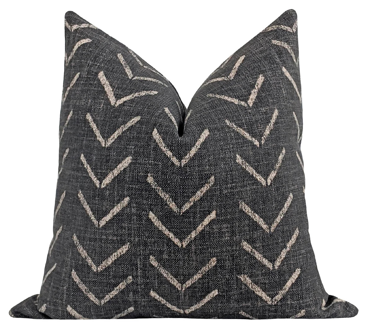 Salem Onyx Tribal Arrow Print Pillow | Land of Pillows